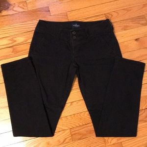 American Eagle Skinny Black Khaki Dress Pants